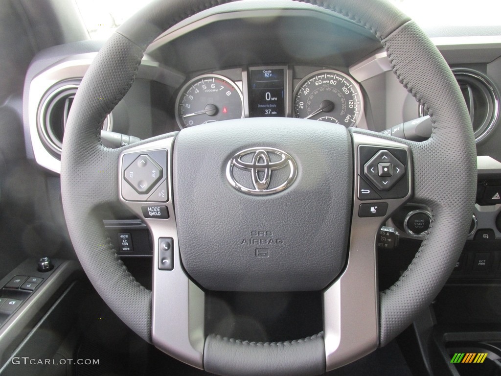 2016 Toyota Tacoma Limited Double Cab 4x4 Limited Hickory Steering Wheel Photo #113259969