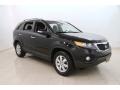 2013 Ebony Black Kia Sorento LX  photo #1