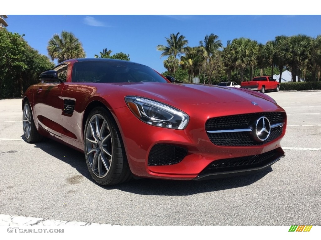 2016 AMG GT S Coupe - designo Cardinal Red / Porcelain/Black photo #1