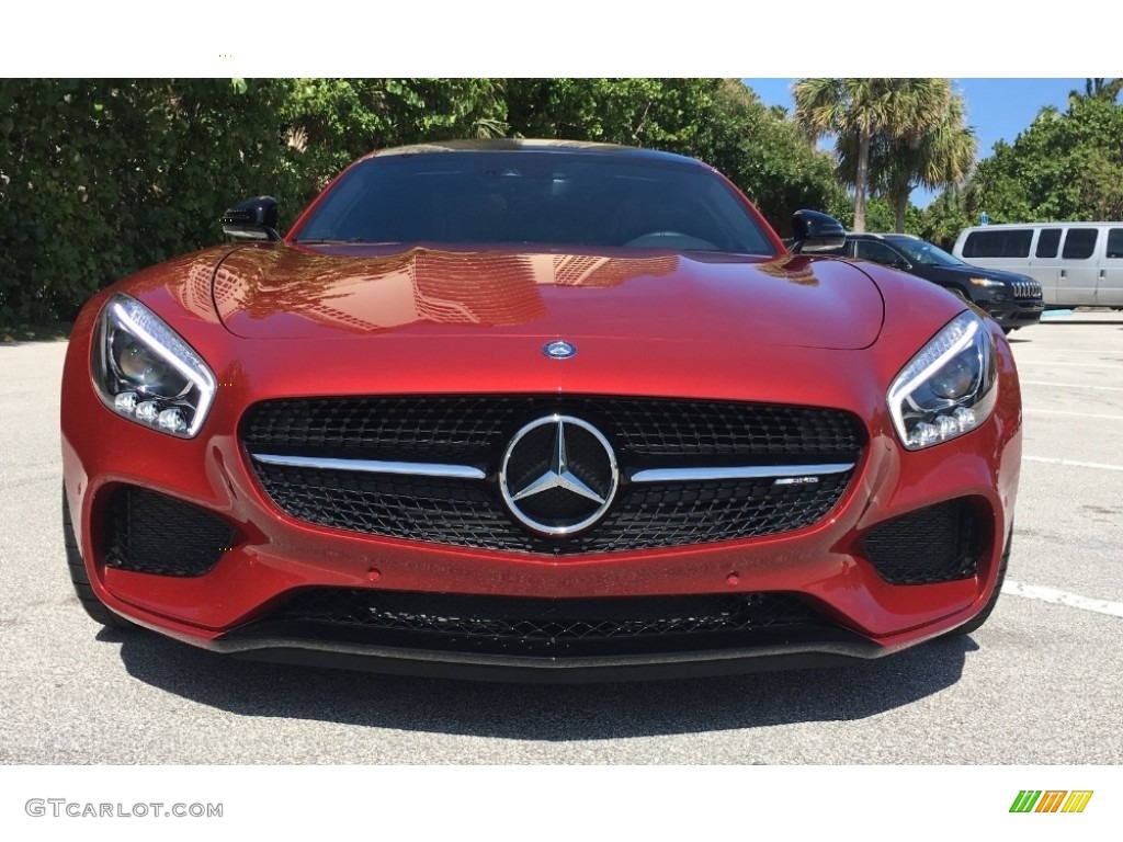 2016 AMG GT S Coupe - designo Cardinal Red / Porcelain/Black photo #3