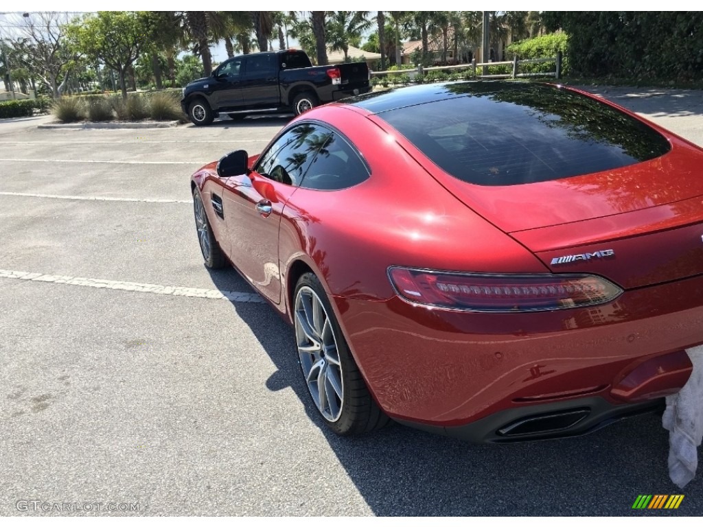 2016 AMG GT S Coupe - designo Cardinal Red / Porcelain/Black photo #4