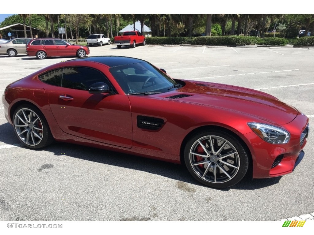 2016 AMG GT S Coupe - designo Cardinal Red / Porcelain/Black photo #6