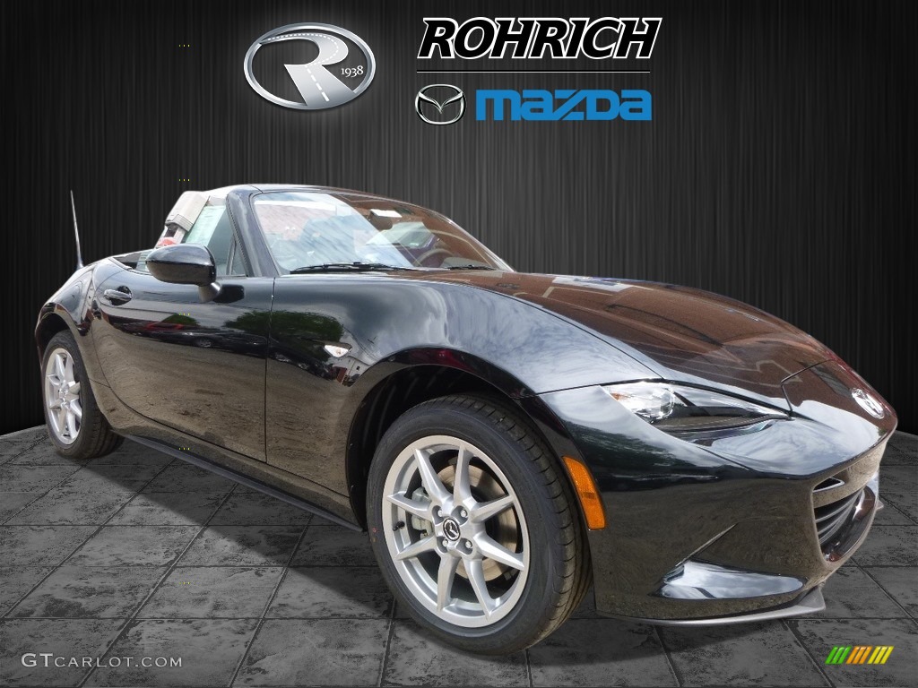 2016 MX-5 Miata Sport Roadster - Jet Black Mica / Black photo #1