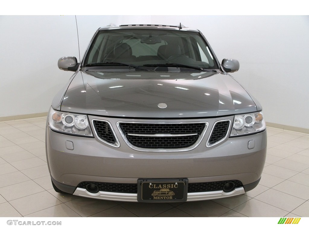2008 9-7X 5.3i - Graphite Gray Metallic / Carbon Black photo #2
