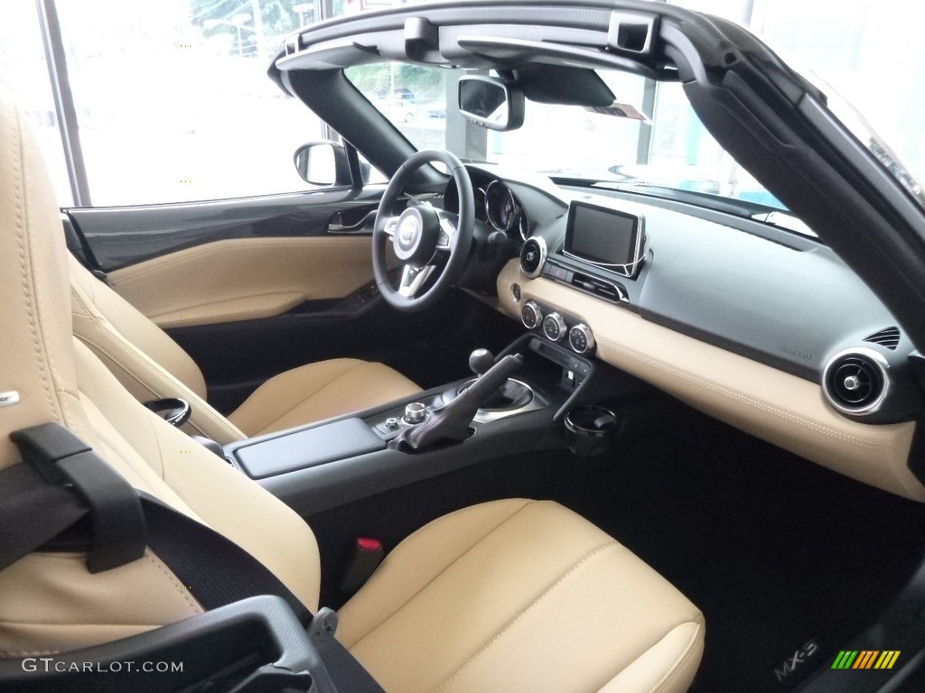 Sport Tan Interior 2016 Mazda MX-5 Miata Grand Touring Roadster Photo #113262631