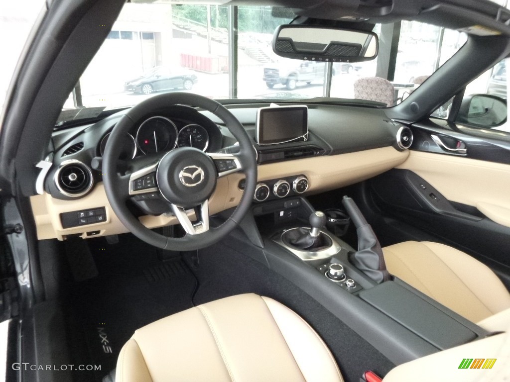 Sport Tan Interior 2016 Mazda MX-5 Miata Grand Touring Roadster Photo #113262736
