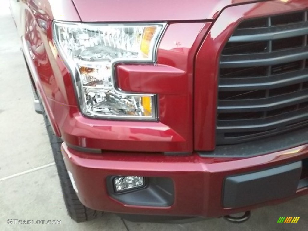 2016 F150 XLT SuperCrew 4x4 - Ruby Red / Black photo #4