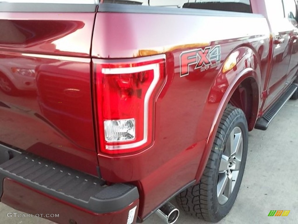 2016 F150 XLT SuperCrew 4x4 - Ruby Red / Black photo #7