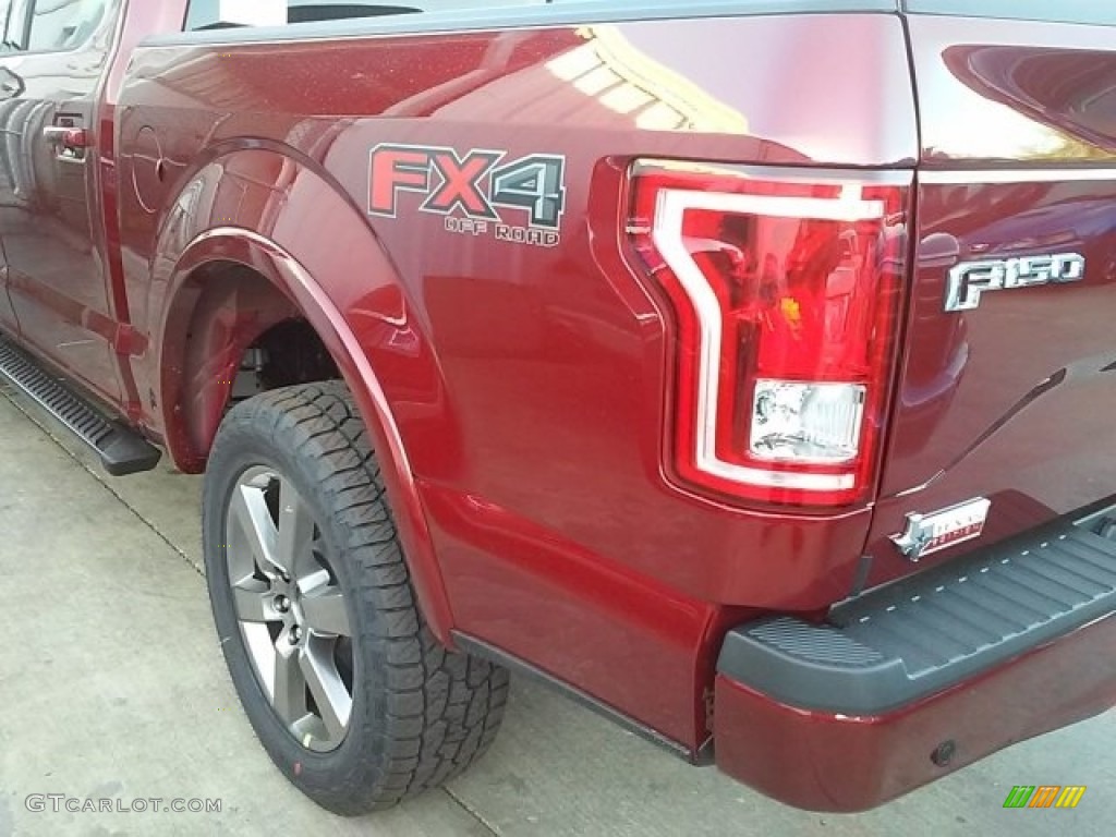 2016 F150 XLT SuperCrew 4x4 - Ruby Red / Black photo #10