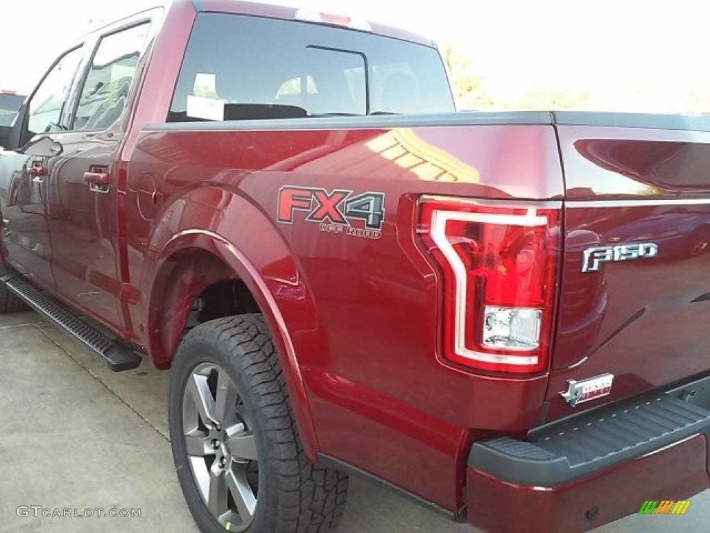 2016 F150 XLT SuperCrew 4x4 - Ruby Red / Black photo #11