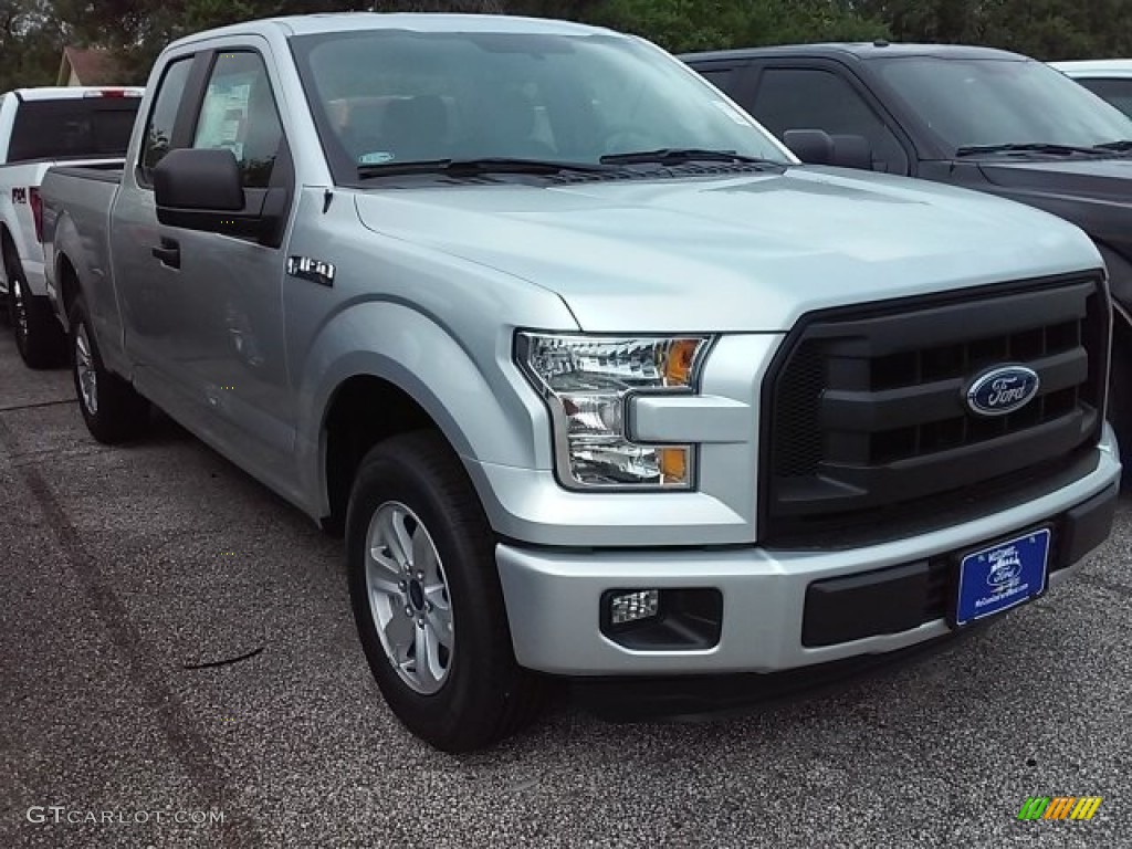 2016 F150 XL SuperCab - Ingot Silver / Medium Earth Gray photo #1