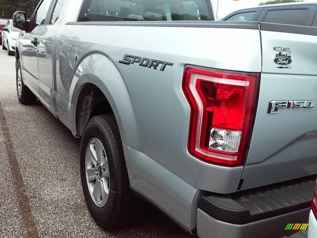 2016 F150 XL SuperCab - Ingot Silver / Medium Earth Gray photo #10