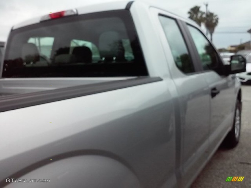 2016 F150 XL SuperCab - Ingot Silver / Medium Earth Gray photo #11