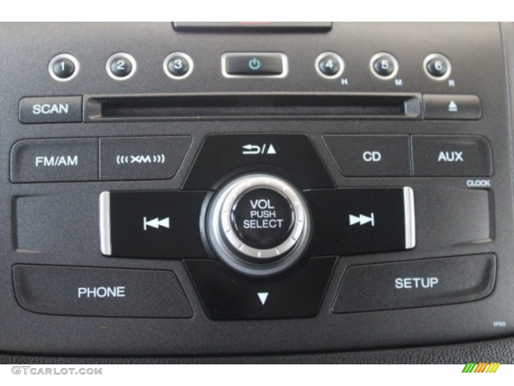 2012 CR-V EX-L 4WD - Crystal Black Pearl / Black photo #20