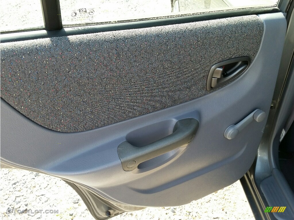 2001 Accent GL Sedan - Silver Mist / Gray photo #21