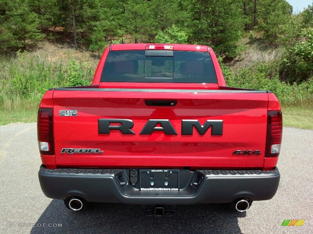 2016 1500 Rebel Crew Cab 4x4 - Flame Red / Rebel Theme Red/Black photo #3