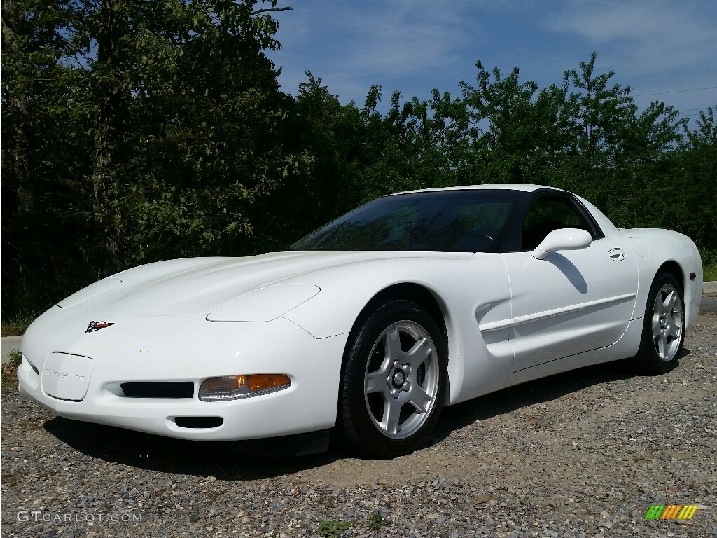 Arctic White Chevrolet Corvette