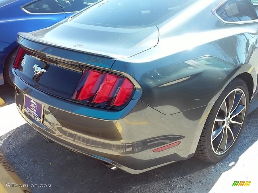 2016 Mustang EcoBoost Coupe - Magnetic Metallic / Ebony photo #6