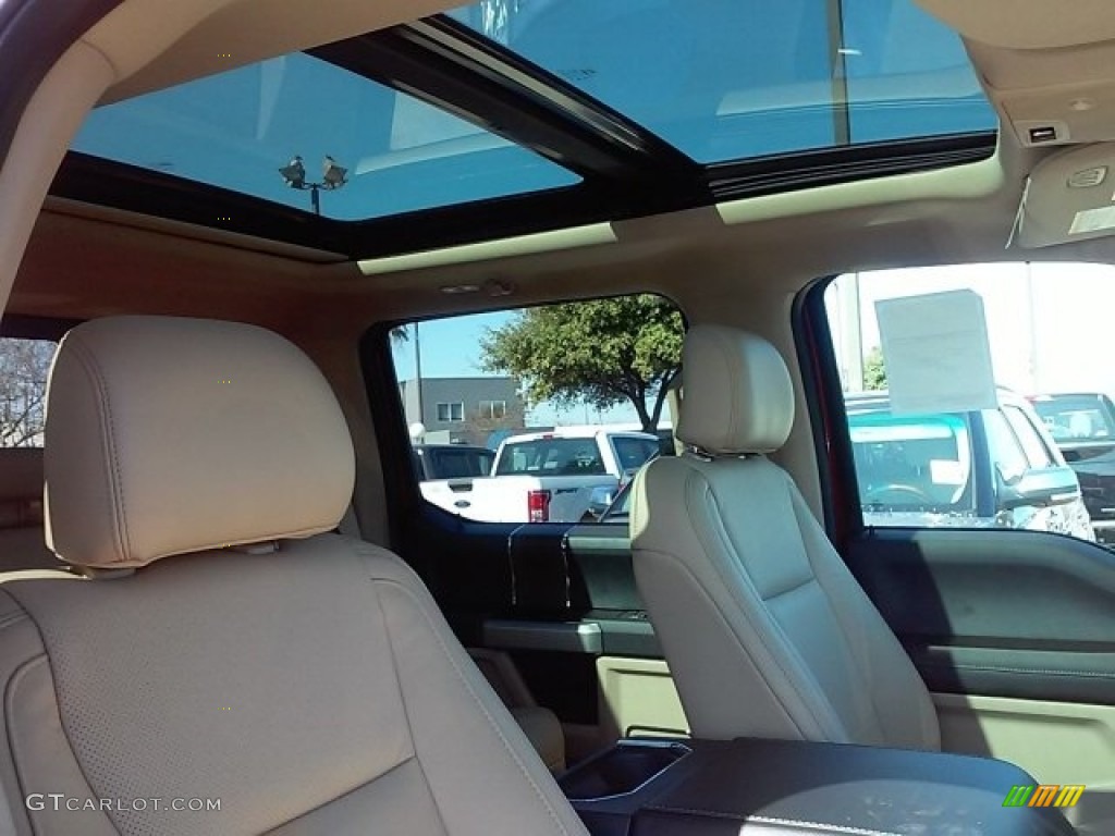 2016 F150 Lariat SuperCrew - Ruby Red / Medium Light Camel photo #14