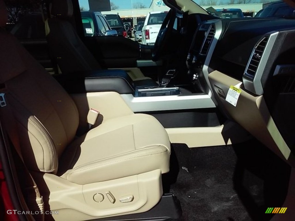 2016 F150 Lariat SuperCrew - Ruby Red / Medium Light Camel photo #16