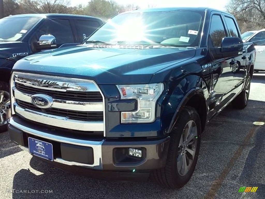 2016 F150 King Ranch SuperCrew - Blue Jeans / King Ranch Java photo #16
