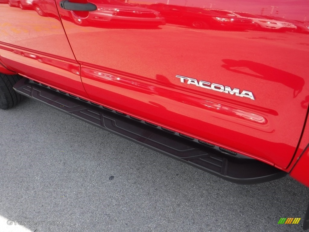 2005 Tacoma V6 TRD Double Cab 4x4 - Radiant Red / Graphite Gray photo #3
