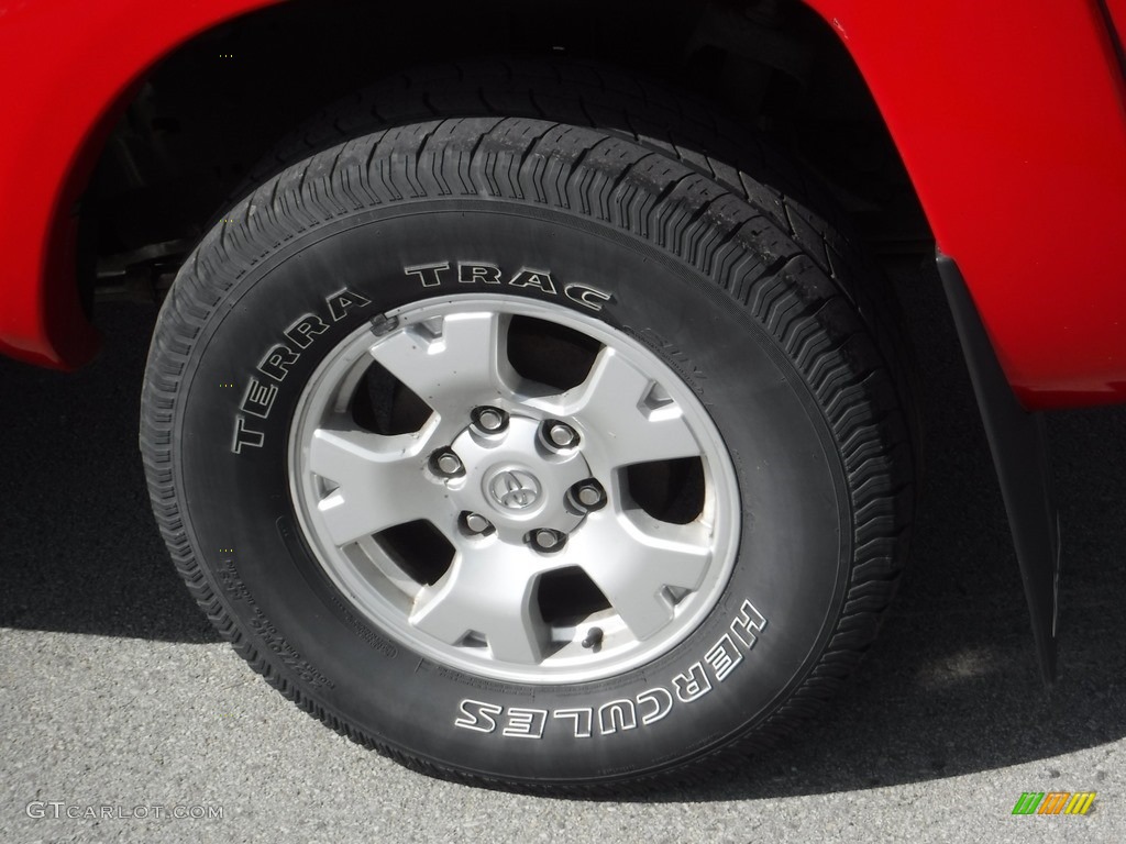 2005 Tacoma V6 TRD Double Cab 4x4 - Radiant Red / Graphite Gray photo #7