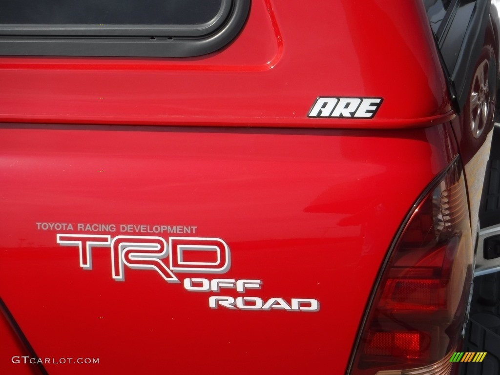 2005 Tacoma V6 TRD Double Cab 4x4 - Radiant Red / Graphite Gray photo #8