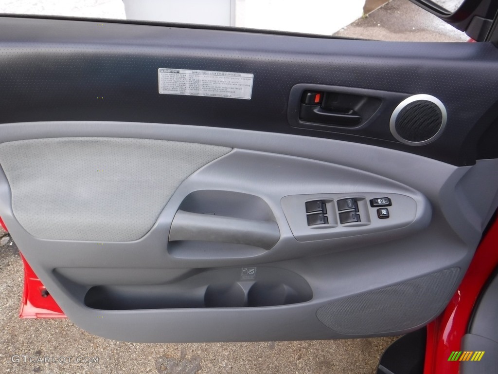 2005 Tacoma V6 TRD Double Cab 4x4 - Radiant Red / Graphite Gray photo #12