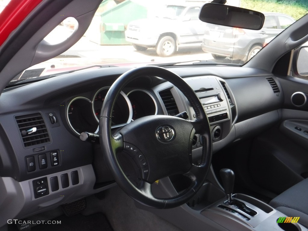 2005 Tacoma V6 TRD Double Cab 4x4 - Radiant Red / Graphite Gray photo #14