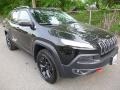 2014 Brilliant Black Crystal Pearl Jeep Cherokee Trailhawk 4x4  photo #7