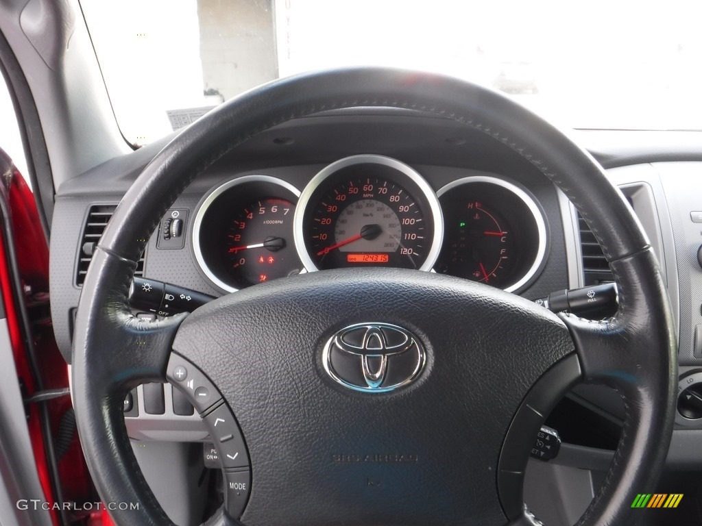 2005 Tacoma V6 TRD Double Cab 4x4 - Radiant Red / Graphite Gray photo #20