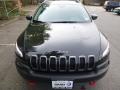 2014 Brilliant Black Crystal Pearl Jeep Cherokee Trailhawk 4x4  photo #9