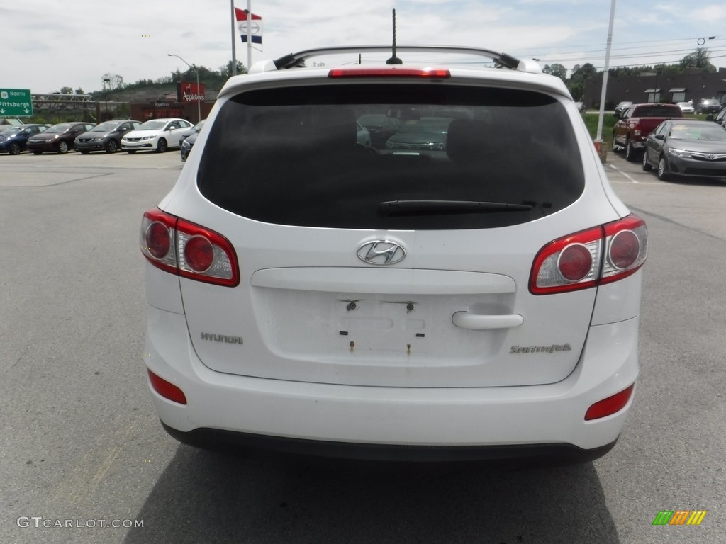 2011 Santa Fe SE - Frost White Pearl / Gray photo #8