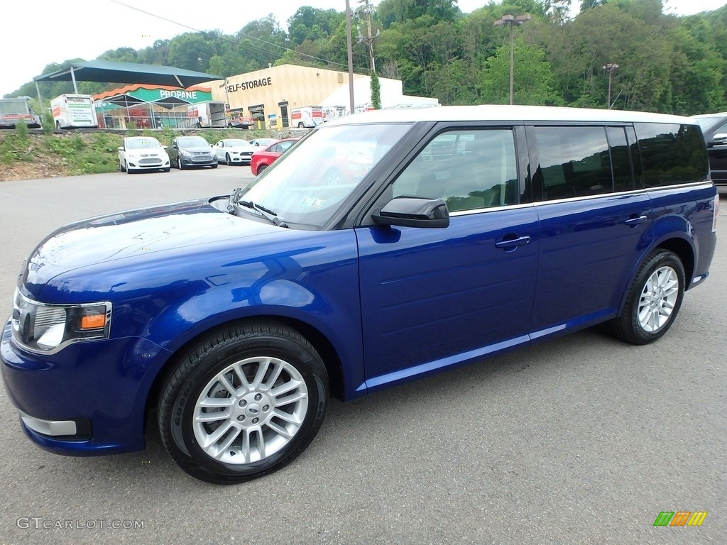 2013 Flex SEL - Deep Impact Blue Metallic / Dune photo #6