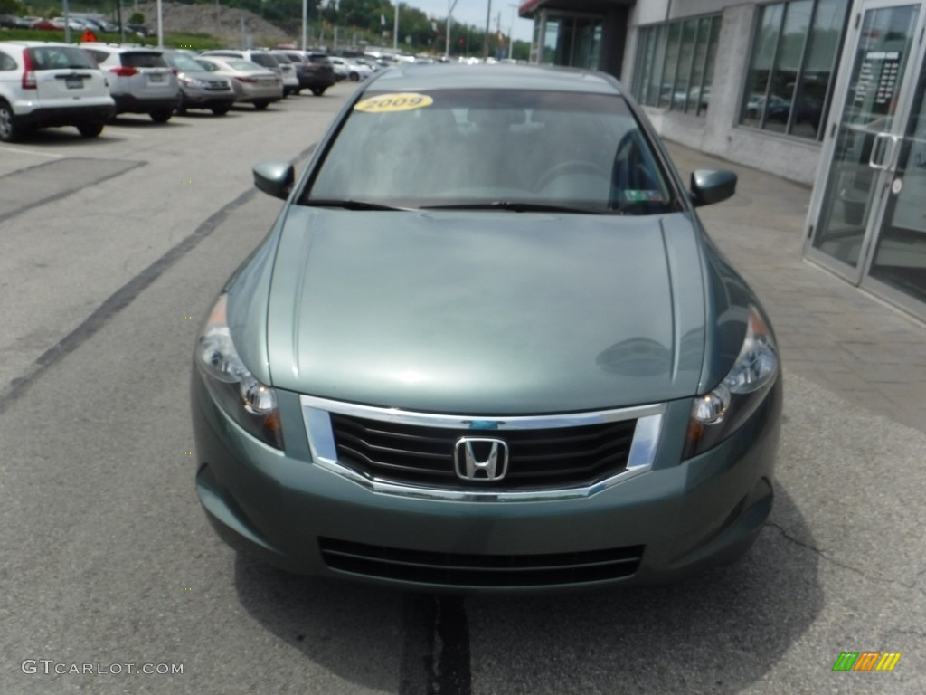 2009 Accord EX-L Sedan - Mystic Green Metallic / Black photo #5