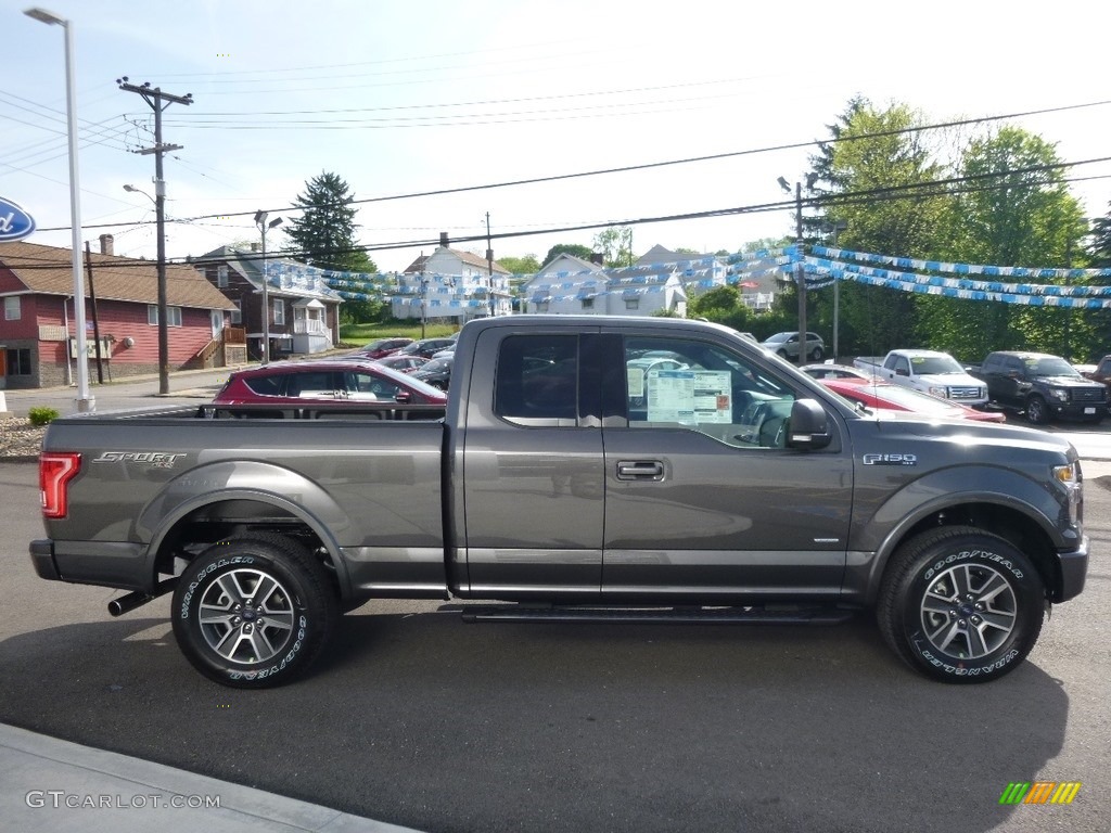 2016 F150 XLT SuperCab 4x4 - Magnetic / Black photo #5