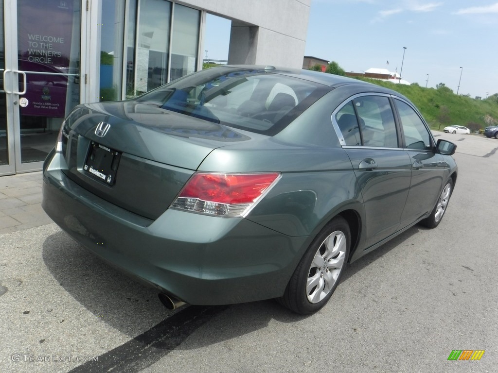 2009 Accord EX-L Sedan - Mystic Green Metallic / Black photo #9