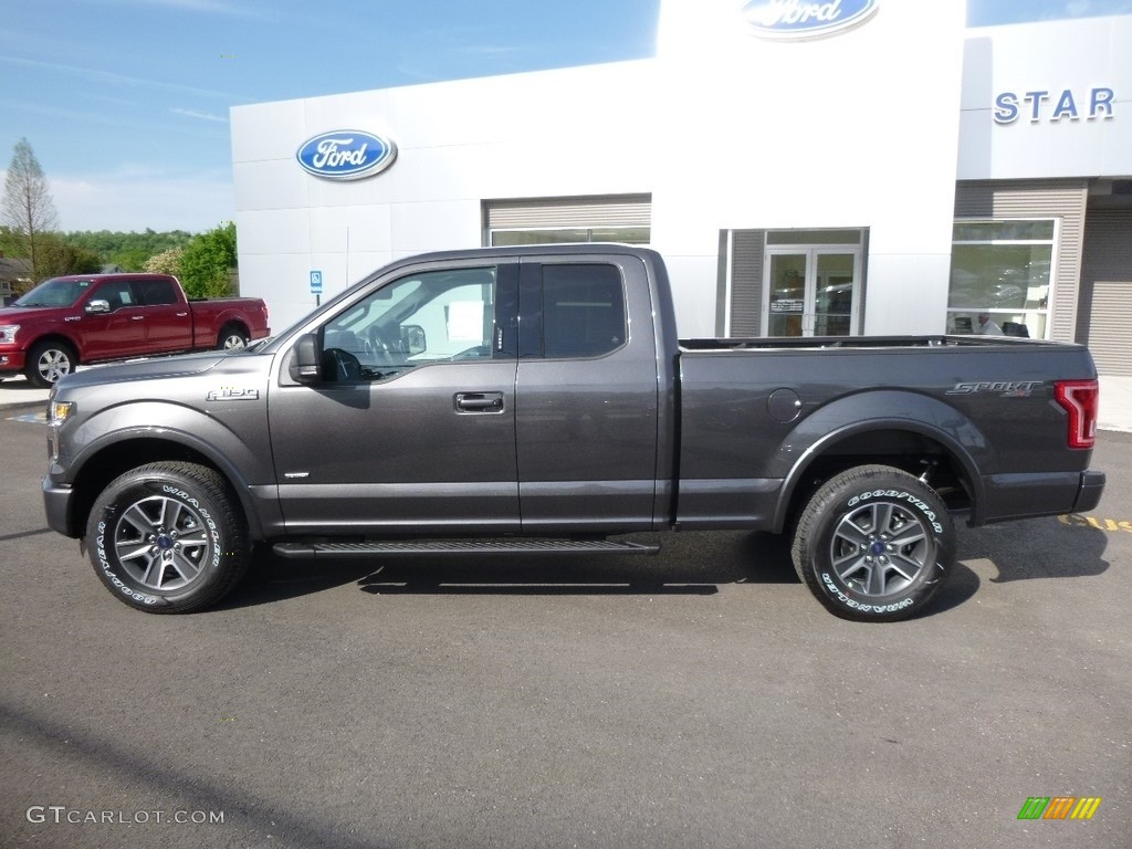 2016 F150 XLT SuperCab 4x4 - Magnetic / Black photo #9