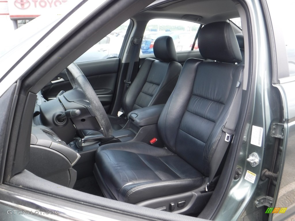 2009 Accord EX-L Sedan - Mystic Green Metallic / Black photo #12