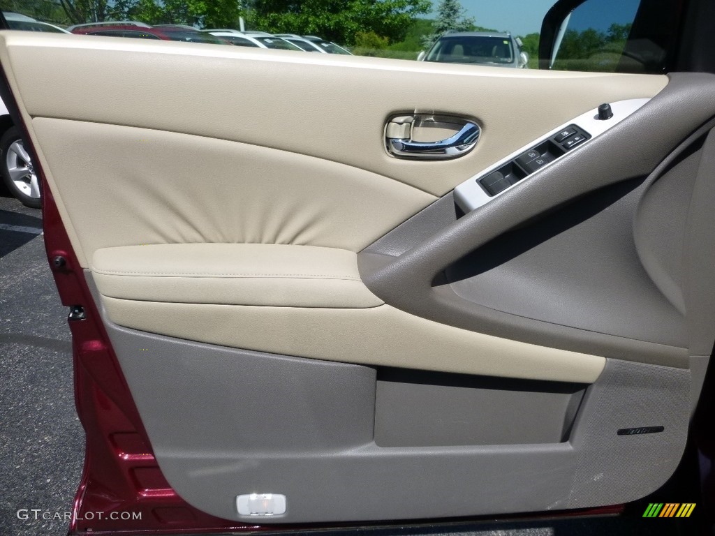 2010 Murano SL AWD - Merlot Red Metallic / Beige photo #12