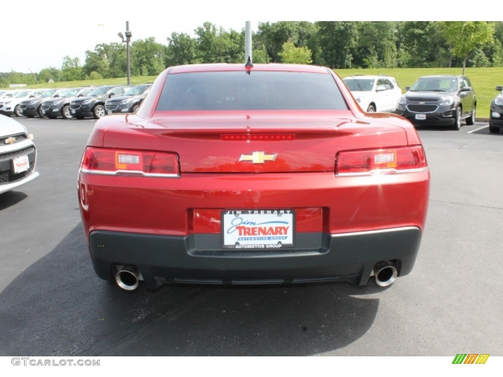 2014 Camaro LS Coupe - Red Rock Metallic / Black photo #6