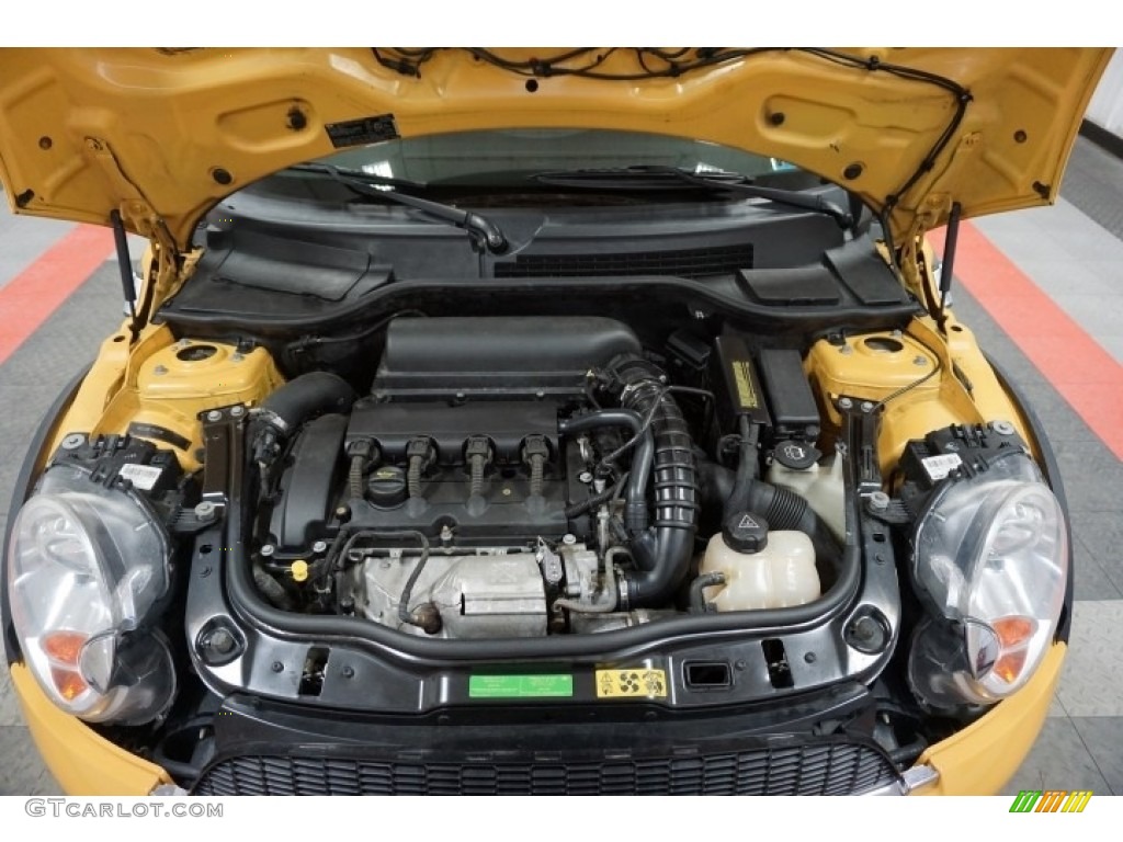 2007 Cooper S Hardtop - Mellow Yellow / Carbon Black/Carbon Black photo #38