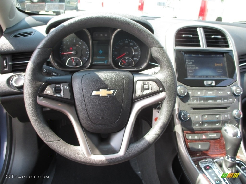 2013 Malibu LT - Blue Topaz Metallic / Jet Black/Titanium photo #11