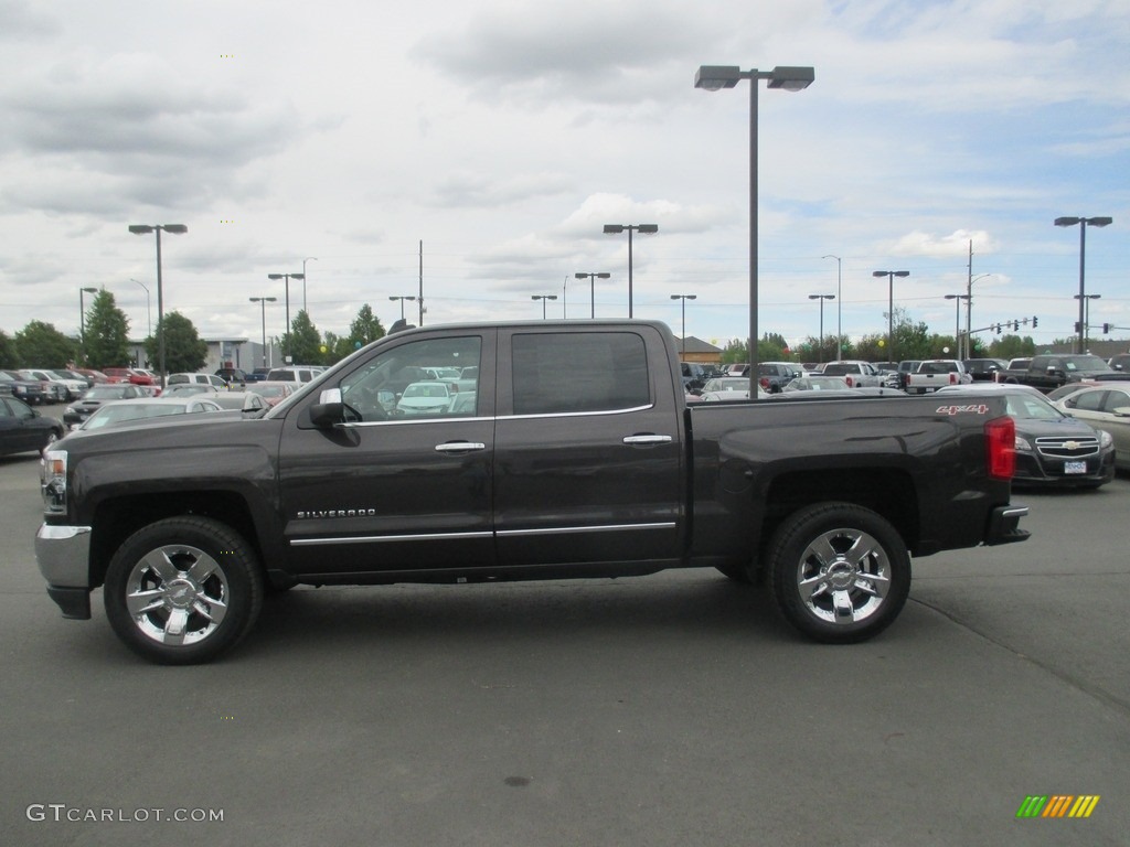 2016 Silverado 1500 LTZ Crew Cab 4x4 - Tungsten Metallic / Jet Black photo #3