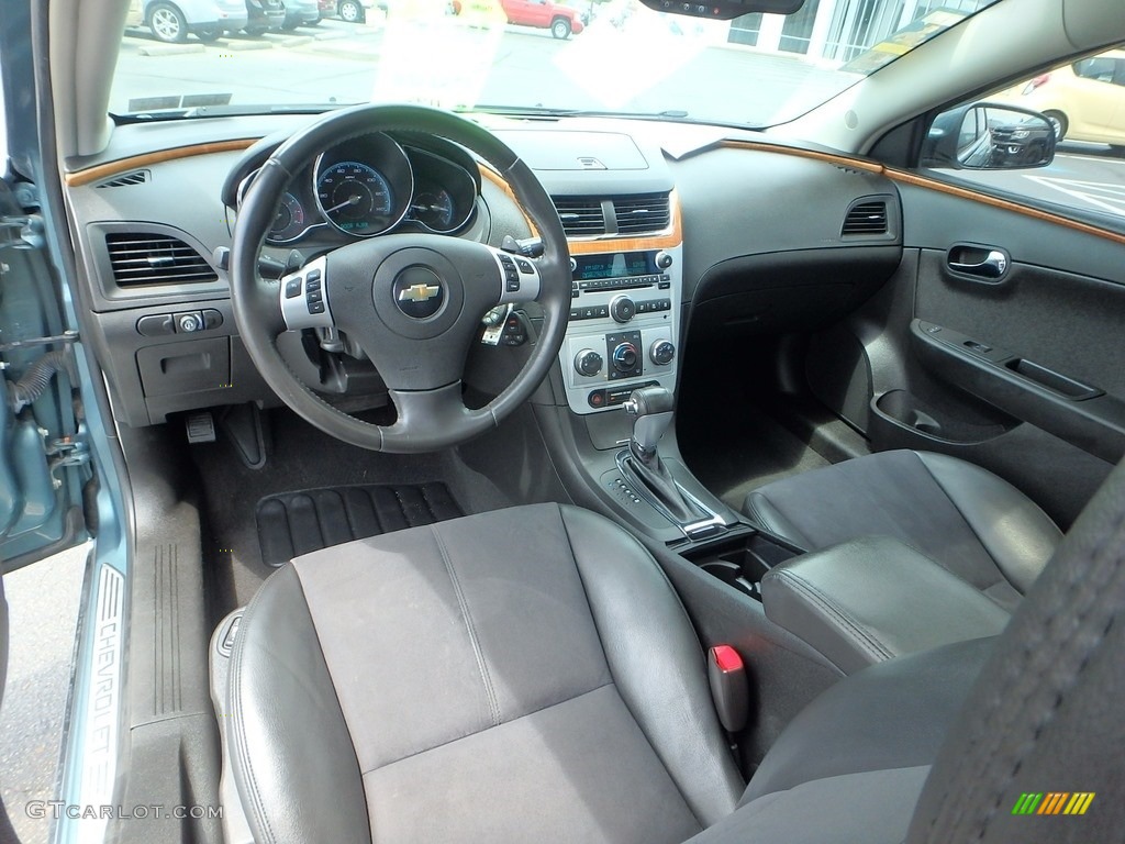 2009 Malibu LT Sedan - Silver Moss Metallic / Ebony photo #21