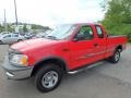 Bright Red 1997 Ford F150 XLT Extended Cab 4x4
