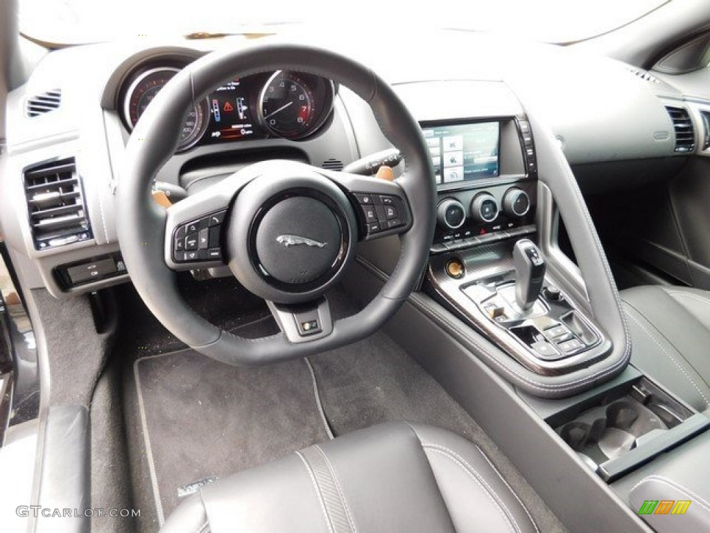 2015 F-TYPE R Coupe - Ultimate Black Metallic / Jet photo #4