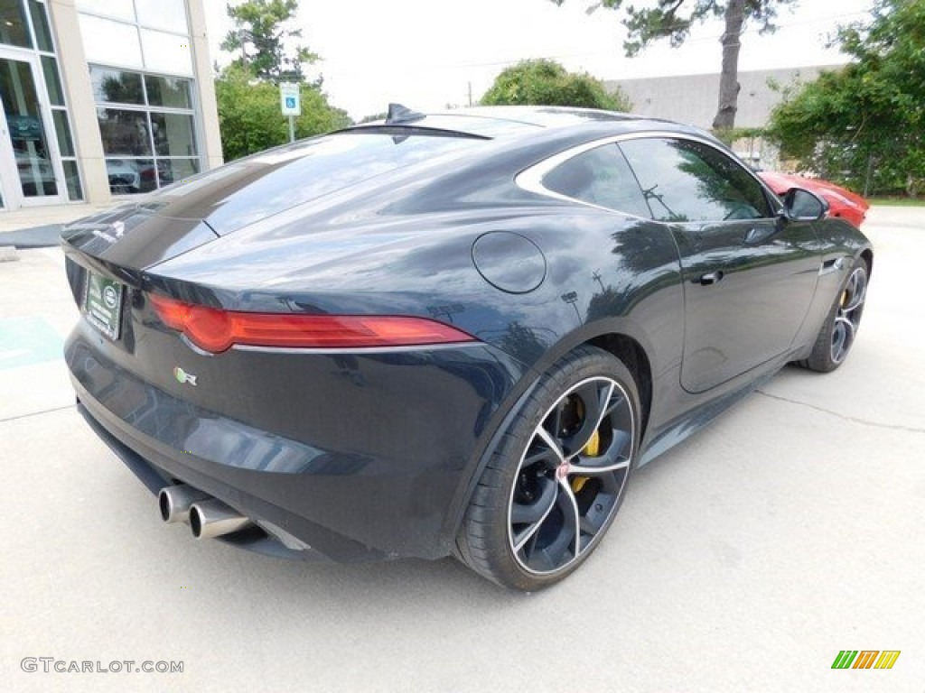 2015 F-TYPE R Coupe - Ultimate Black Metallic / Jet photo #7