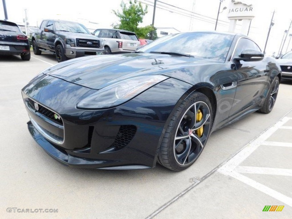 2015 F-TYPE R Coupe - Ultimate Black Metallic / Jet photo #11